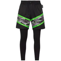 Plein Sport Sporthose Camouflage Schwarz 4XL