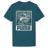 Puma Puma, Jungen, Sportshirt, ESS+ MID 90s Graphic Tee B (164), Grün, 164