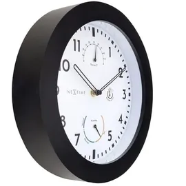 Nextime Außenwanduhr Daisy Ø 25,5 cm