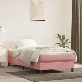 vidaXL Taschenfederkernmatratze Rosa 90 x 200 cm H3
