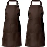 2 Stück Kinderschürzen, Kinder-Kochschürzen, Garten-Kinderschürzen Mit Taschen,