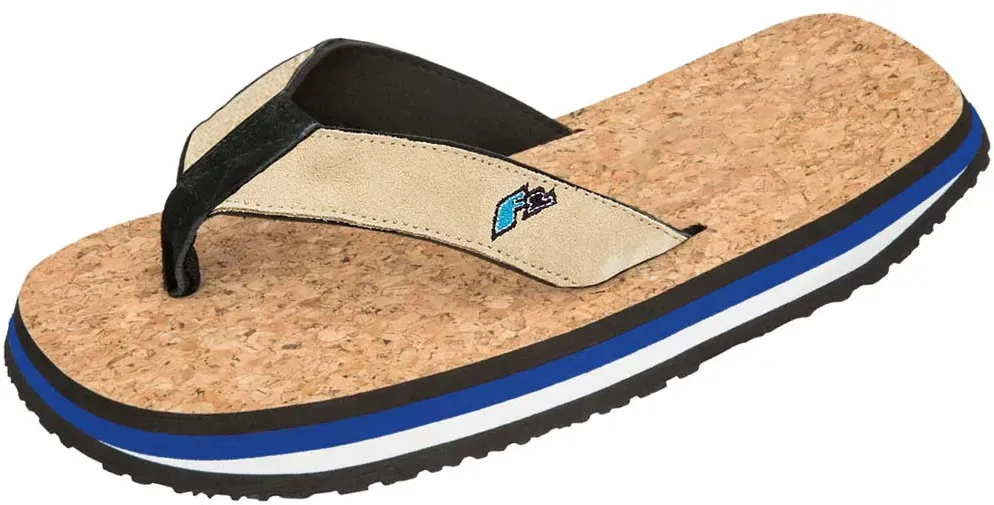 F2 Flip Flop Beach Slipper COMFORT Men - Hr., blue (38/39 EU)