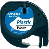 Dymo 91221 schwarz auf weiß 1,2cm x 4m