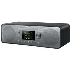 MUSE M-885 DBT, DAB, FM, 87,5 - 108 MHz, CD, CD-R, CD-RW, 80 W, LCD, Schwarz