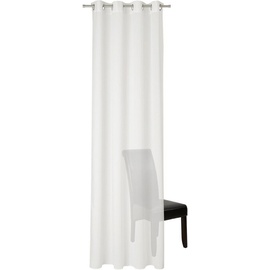 Neutex for you! Vorhang »Allure«, (1 St.), Ösenschal mit Metallösen, Breite 140 cm, nach Maß, weiß