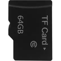 yiweog 64 Gb Micro-SDXC-UHS-I-Karte, Hochgeschwindigkeits-Micro-SD-Flash-Speicherkarte, TF-Karte für Smartphones, Pad, Dash Cameras und MP3-Player