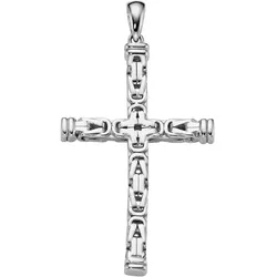 Smart Jewel Anhänger Kreuz, Silber 925 Charms & Kettenanhänger   Silber 