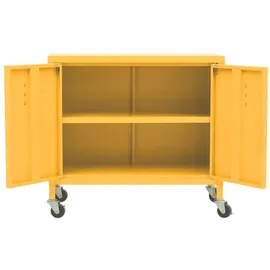 vidaXL Senfgelb Aktenschrank 60 x 35 x 49 cm