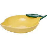 SG Secret de Gourmet Zitronenförmiger Teller 31/21,5 cm Gelb