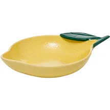 SG Secret de Gourmet Zitronenförmiger Teller 31/21,5 cm Gelb