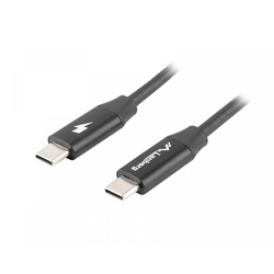 Lanberg USB-C (Hane) > USB-C (Hane) Kabel Schnelles Laden 4.0 - 0.5 Meter