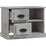 vidaXL Nachtschrank Betongrau 60 x 35,5 x 45 cm Grau