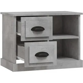vidaXL Nachtschrank Betongrau 60 x 35,5 x 45 cm Grau
