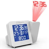 Miraval Funk-Projektionswecker weiß