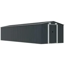 vidaXL Gerätehaus 7,65 x 2,45 m anthrazit