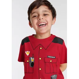 Kidsworld Shirt in rot, | Gr.: 128