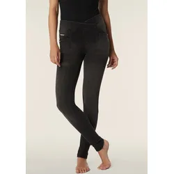 Leggings FREDDY "NOW SKINNY YOGA", Damen, Gr. XS, N-Gr, schwarz, Web, Obermaterial: 84% Baumwolle, 16% Elasthan, skinny fit, Hosen, mit Lifting & Shaping Effekt