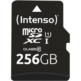 Intenso microSD UHS-I 256 GB + SD-Adapter