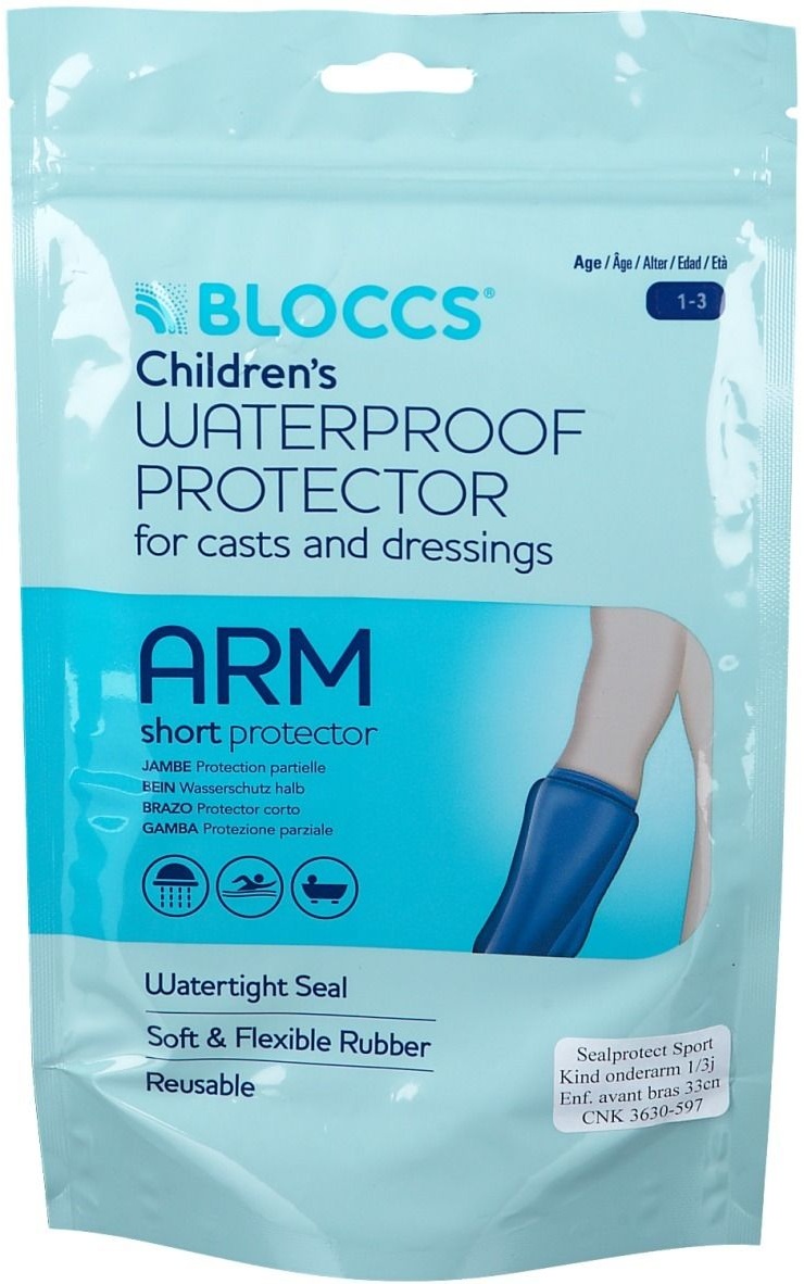 Bloccs Protection waterproof plâtre imperméable pour les enfants Avant-bras 1 pc(s) Autre
