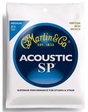 Martin Strings MSP3200 SP Bronze Medium Saitenset für Westerngitarren