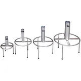 Doppler Rasendorn Dreibein Stahl bis 25 mm Silber