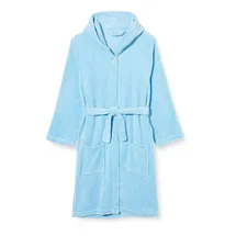Playshoes Bademantel Fleece-Bademantel uni" in Blau | Gr.: 98/104