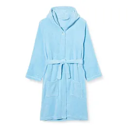 Playshoes Bademantel Fleece-Bademantel uni" in Blau | Gr.: 98/104