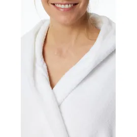 SCHIESSER Bademantel Damen Essentials Weiß L