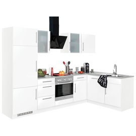 wiho Küchen Winkelküche »Cali«, ohne E-Geräte, Stellbreite 280 x 170 cm weiß