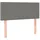 vidaXL Boxspringbett mit Matratze & LED Dunkelgrau 100x200 cm Stoff