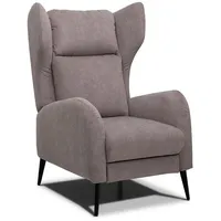 VitaliSpa Sessel Chelsea, Grau, mit Liegefunktion