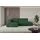altdecor Ecksofa Cord mit Schlaffunktion 2-Sitzer Grün