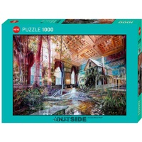Heye Intruding House 1000 Teile Kunstpuzzle, Teal/Turquoise Green, 50 x 70 cm