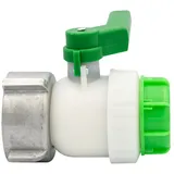 stabilo-sanitär Stabilo-Sanitaer IBC Container Hahn S80x6 ÜWM 80 mm PE Kunststoff Kugelhahn Zubehör Tank Behälter