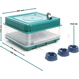 fudajo Flächenbrüter Terrarium