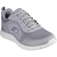 SKECHERS Track Glendor Herren Sneaker Gray Knit/Pu, 41 EU