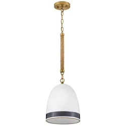 Hinkley Nash 1-Liter-Pendelleuchte – Heritage Brass - HK-NASH-P-HB