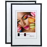 Ideal Trend New Lifestyle Set Bilderrahmen Wanddeko Collage Poster Rahmen 2er 3er 5er Pack: Farbe: 2er Pack Schwarz | Format: 29,7x42 DIN A3