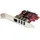 Startech StarTech.com 3 Port PCI Express USB 3.0 Karte mit Gigabit Ethernet - GbE