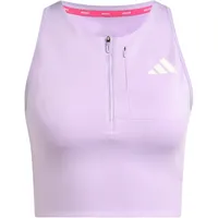 adidas Running Gel Pocket Crop Sport-top Powder Plum L
