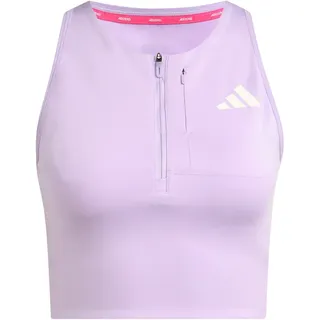 adidas Running Gel Pocket Crop Sport-top Powder Plum L