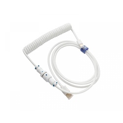 Ducky Premicord Pure White - Coiled Cable