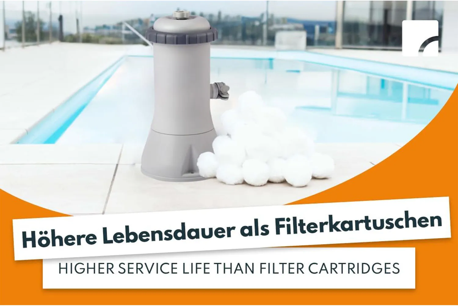 Steinbach Filter Balls statt Filterkartusche A für Filterpumpen