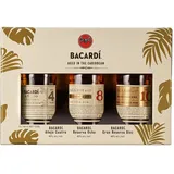 Bacardi Miniatur Discovery Pack (3 x 0,1 l ) - Rum