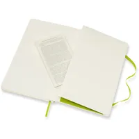 Moleskine Notizbuch Large/A5, Blanko, Weicher Einband, Limetten Grün