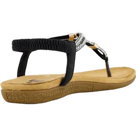 2GO FASHION Sandale Damen Schwarz 38
