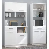 Parisot Küchenbuffet Buffetschrank Uno 3 in Weiß