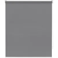 Woltu Außenrollo Senkrechtmarkise Balkonmarkise Outdoorrollo dunkelgrau 100x240 cm