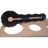 Fräszirkel MC8002 für die Oberfräse, Lochkreise Ø3-76cm, HiFi, Möbelbau, Fräshilfe, Universal