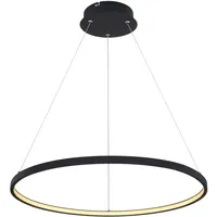 GLOBO LED-Hängeleuchte Ralph Schwarz Ø 60 cm